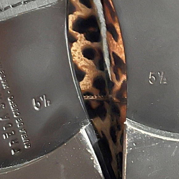 Freda Salvador NEW Chelsea Cheetah Leopard Calfskin Ankle Booties 5.5 - Picture 12 of 14